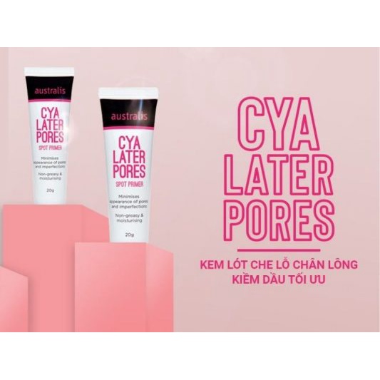 KEM LÓT DƯỠNG ẨM CHO DA DẦU VÀ LỖ CHÂN LÔNG TO AUSTRALIS CYA LATER PORES SPOT PRIMER 20ML CHÍNH HÃNG - 9263