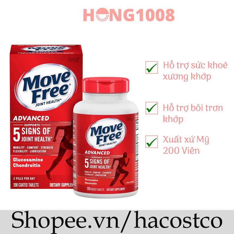 Viên Uống Bổ Khớp Move Free Joint Health 200 viên