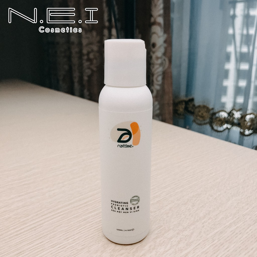 Sữa rửa mặt Thuần chay Men vi sinh NATTIME - Sữa rửa mặt lành tính - 120ml | BigBuy360 - bigbuy360.vn