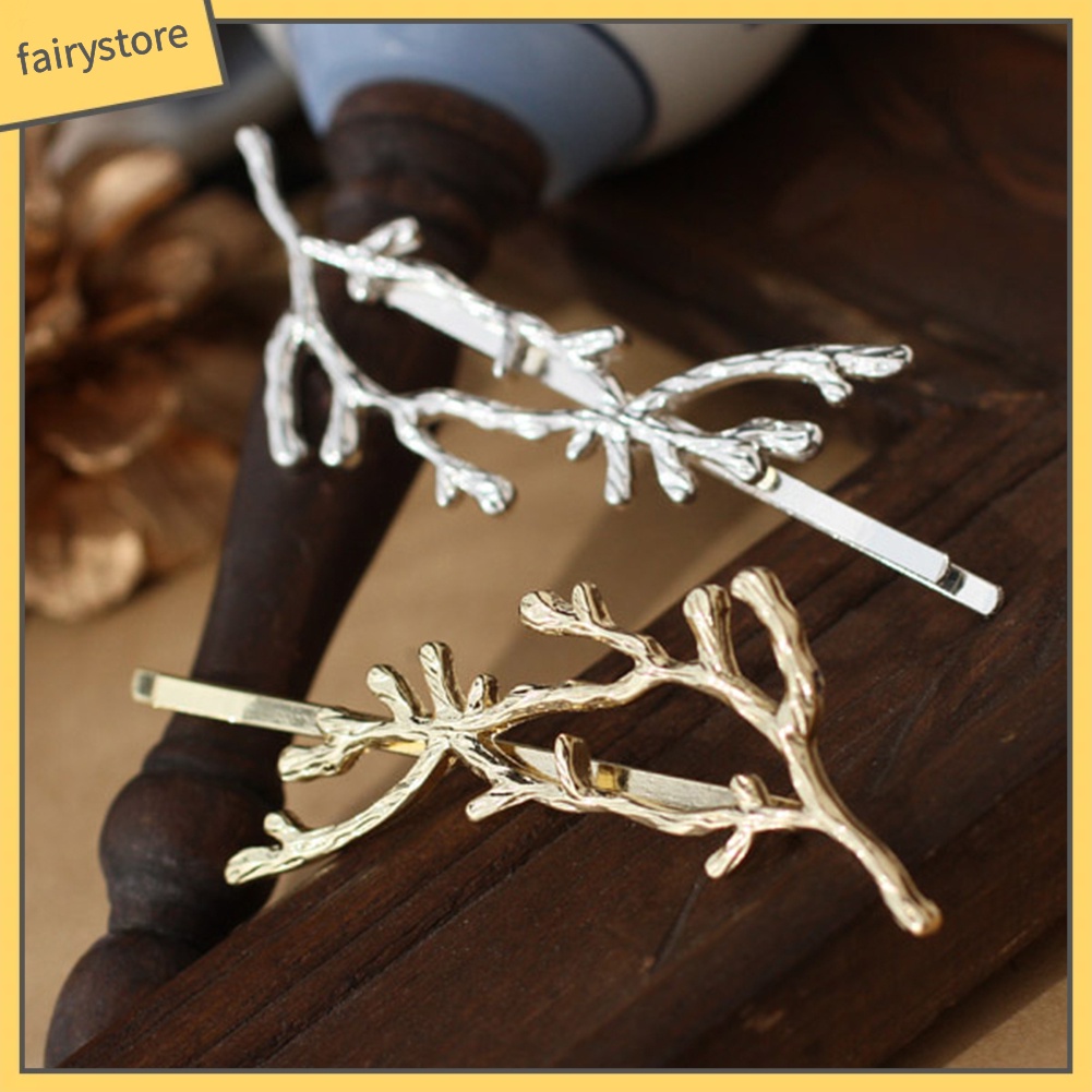 Kẹp Tóc Kim Loại Hình Sừng Tuần Lộc