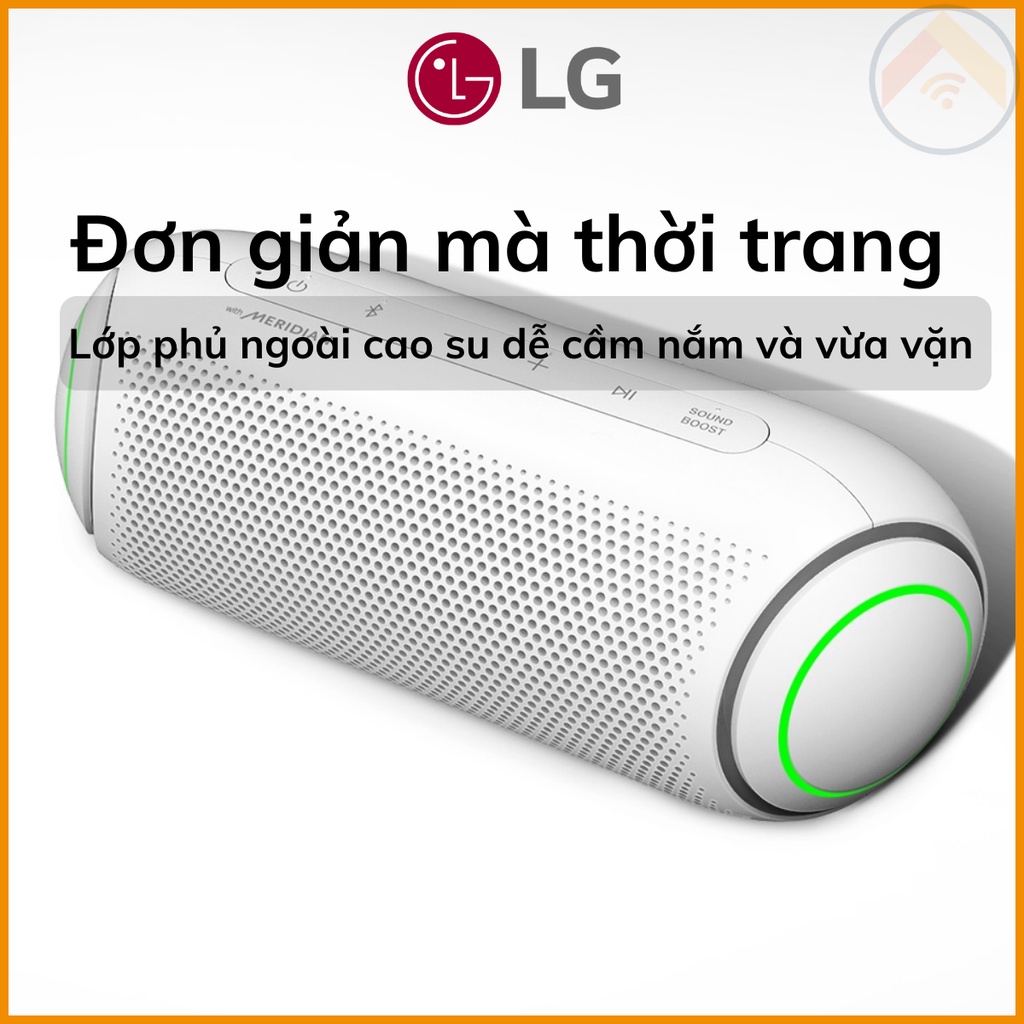Loa nghe nhạc di động Bluetooth LG XBOOMGo PL5W đèn LED 20W  PL5.DVNMLLK Trắng