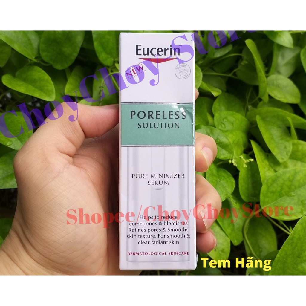 [TEM CTY] EUCERIN Poreless Solution Pore Minimizer Serum 30ml - Tinh Chất Thu Nhỏ Lỗ Chân Lông