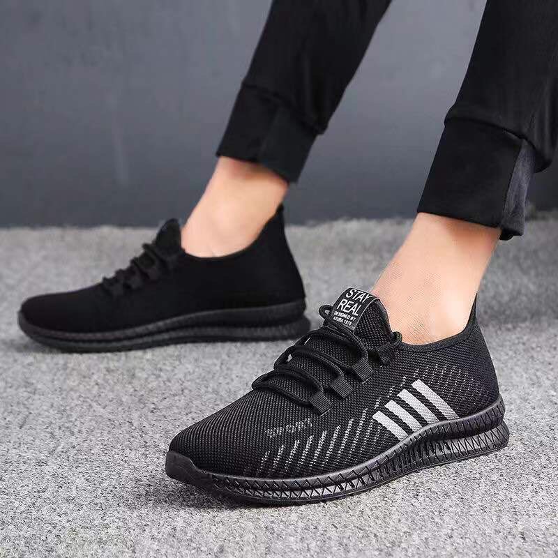 (Có 2 Màu) Giày thể thao sneakers nam - 4 vạch giá rẻ