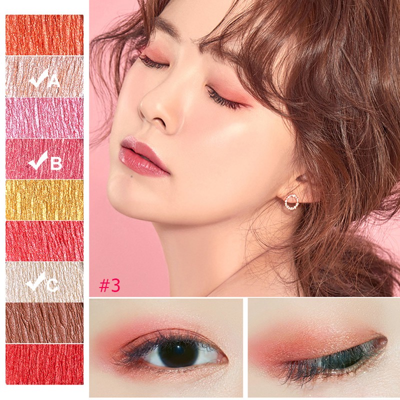 (Hàng Mới Về) Bảng Phấn Mắt 9 Màu Lì Lấp Lánh Trang Điểm Đa Năng | BigBuy360 - bigbuy360.vn