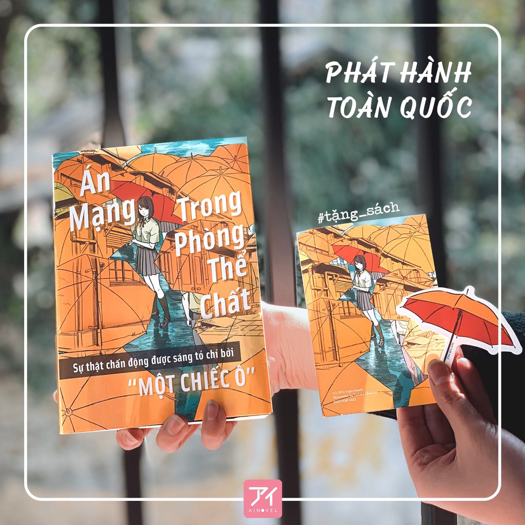 Sách - Án Mạng Trong Phòng Thể Chất: Bí Ẩn Chiếc Ô Đen - Tặng Kèm Đai Obi Bao Sách + Bookmark + Postcard