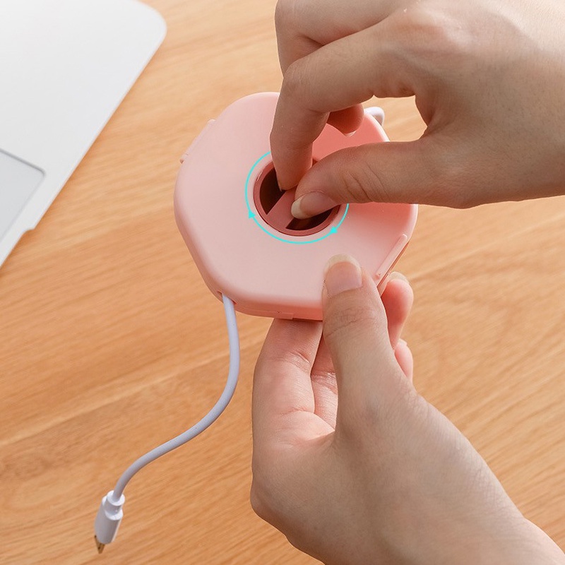 Hộp Đựng Dây Cáp Sạc Hình Lục Giác
