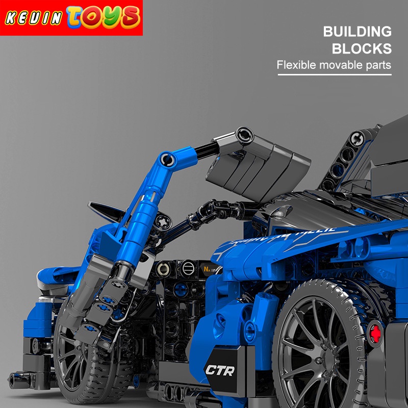 Đồ Chơi Lắp Ráp Xếp Hình Xe Điều Khiển Từ Xa RC Siêu Xe Thể Thao McLaren Senna SY No.SY8614 Với 1404 Mảnh Ghép