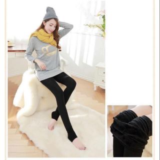 Quần tất dẵm gót lót lông túi zip