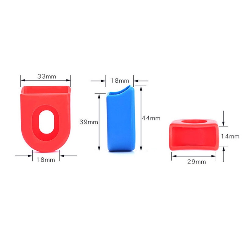 Set 2 Vỏ Silicon Bảo Vệ Tay Quay Xe Đạp Ốp