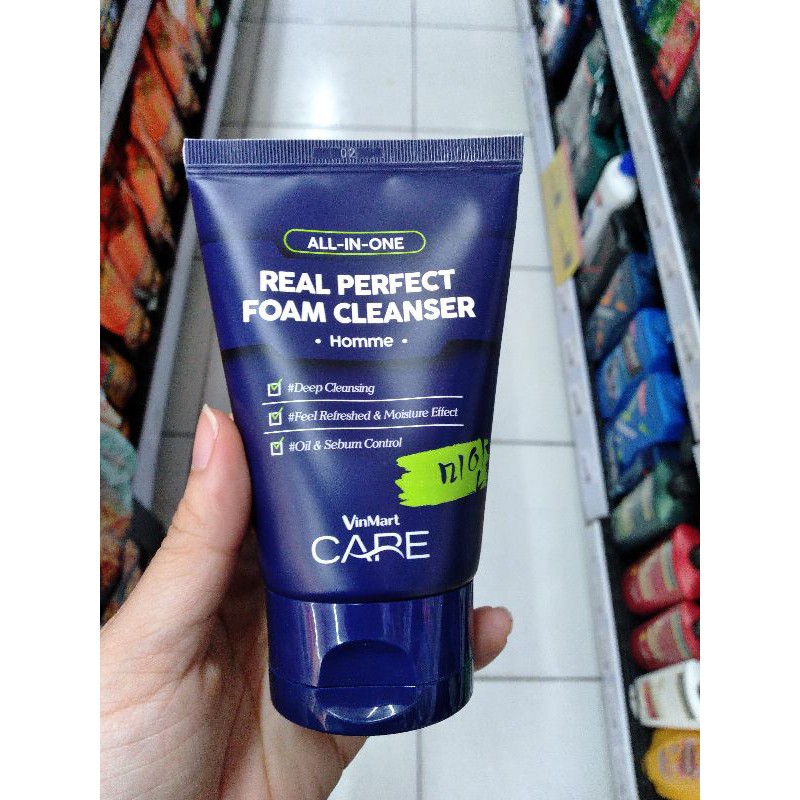 Sữa rửa mặt dành cho nam Vinmart Care 100ml