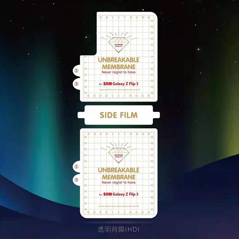 Ốp Điện Thoại Mềm Trong Suốt Bảo Vệ Mặt Trước Sau 3 Trong 1 Cho Samsung Galaxy Z Flip 3 5g Z Flip3