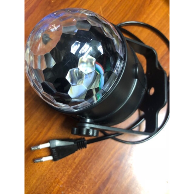 Đèn cầu nấm Led xoay RGB sân khấu, trang trí (có video)