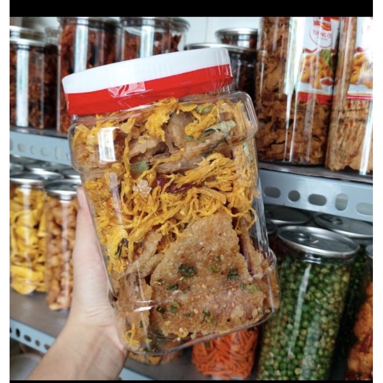 500g cơm cháy lắc khô gà lá chanh