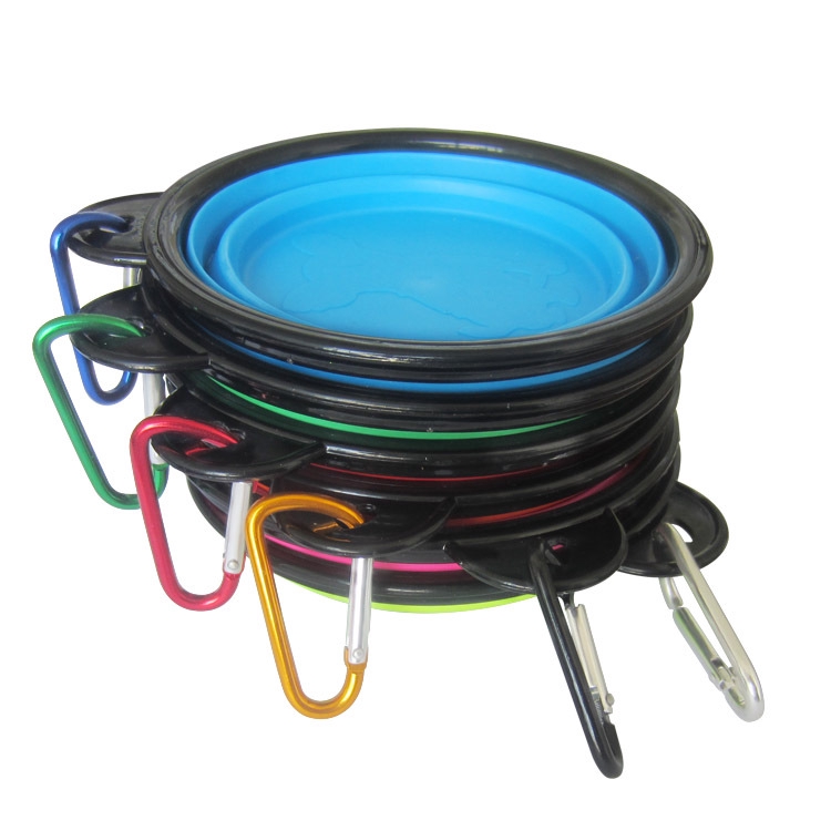Tô đựng thức ăn cho thú cưng HIPIDOG bằng silicon gập gọn tiện dụng