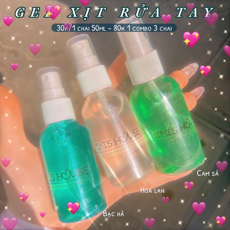 Gel xịt rửa tay