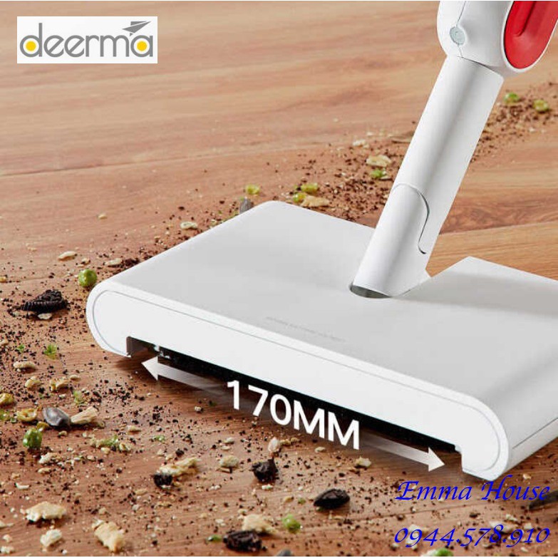 Set gie lau/Cây lau nhà kiêm máy quét bụi Deerma Sweep Mop DEM-TB900, Bảo Hành Chính Hãng 03 Tháng