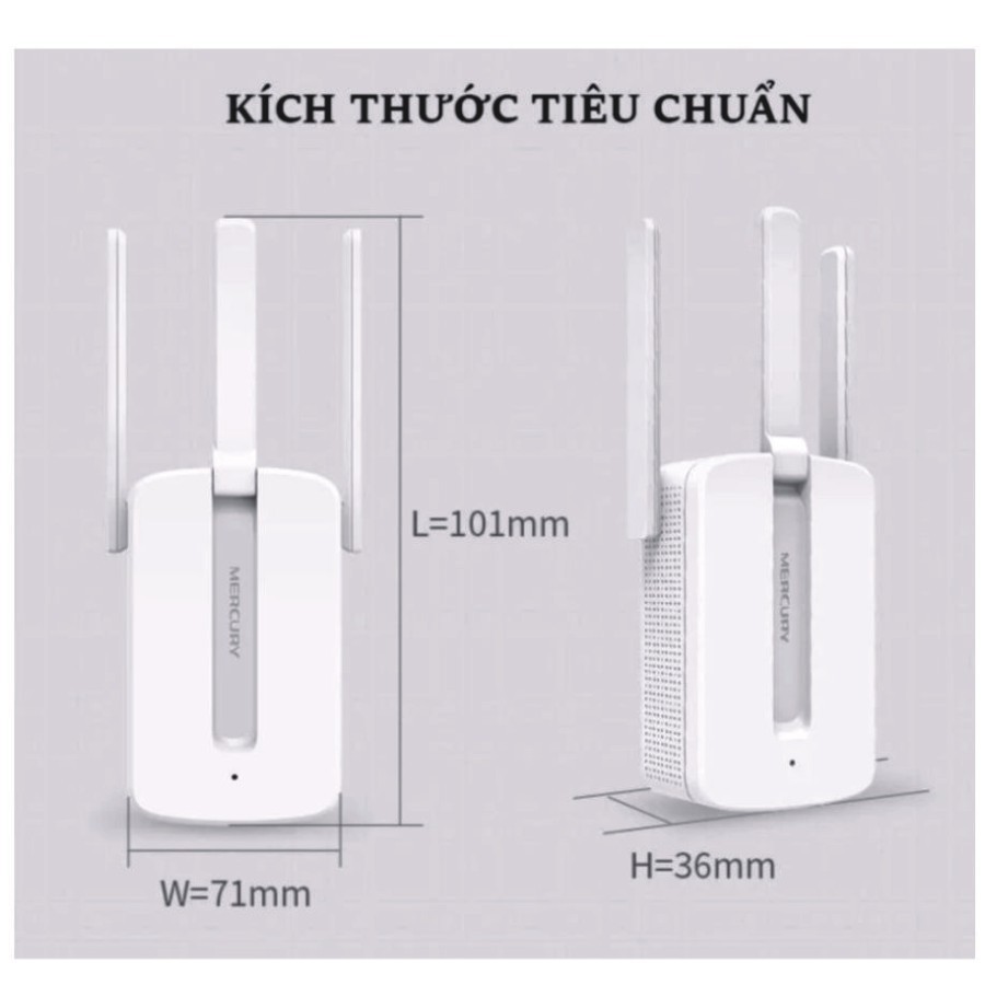 Kích wifi 3 râu mercury,kích sóng wifi cực mạnh với khả năng mở rộng sóng wifi cao | BigBuy360 - bigbuy360.vn