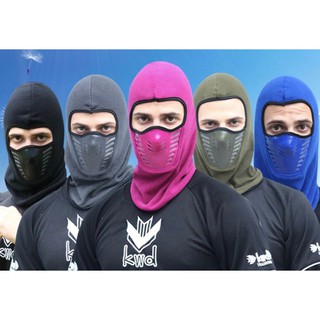 Mũ ninja trùm đầu nguyên mặt than hoạt tính, khăn phượt giá rẻ