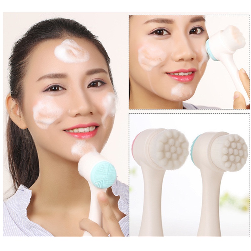 Bàn Chải Rửa Mặt SEVICH Mát Xa Và Chăm Sóc Da Thiết Kế Hai Mặt Tiện Lợi
