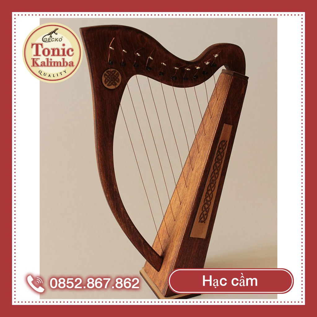 Đàn lyre Harp đàn hạc thủ công Tặng full phụ kiện, bảo hành thân đàn 10 năm tặng đàn kalimba 17 phím KATENE-W01025