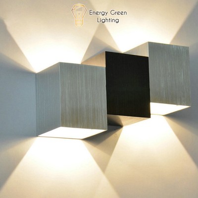 Đèn Tường Energy Green Lighting DT-123 Bắc Âu Phong Cách Bậc Thang Hình Vuông 6W 18cm - ánh sáng vàng