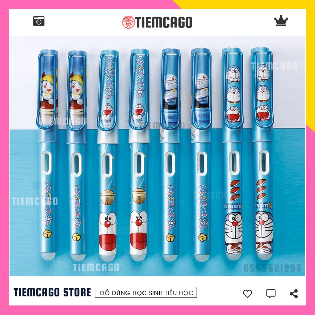 Bút mực viết tẩy xoá được bút mực cho bé lớp 1 hình siêu nhân