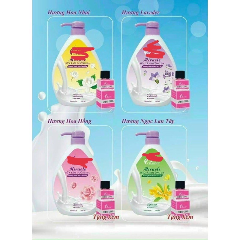Sữa Tắm 1000 ml Hương Nước Hoa