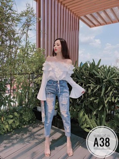 Bigsize Áo bèo trễ vai A38