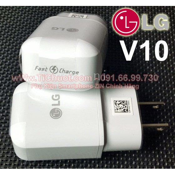 [ZIN MÁY] Củ Sạc nhanh LG Fast Charge 9V-1.8A G5/G6/V10/V20 Chính Hãng
