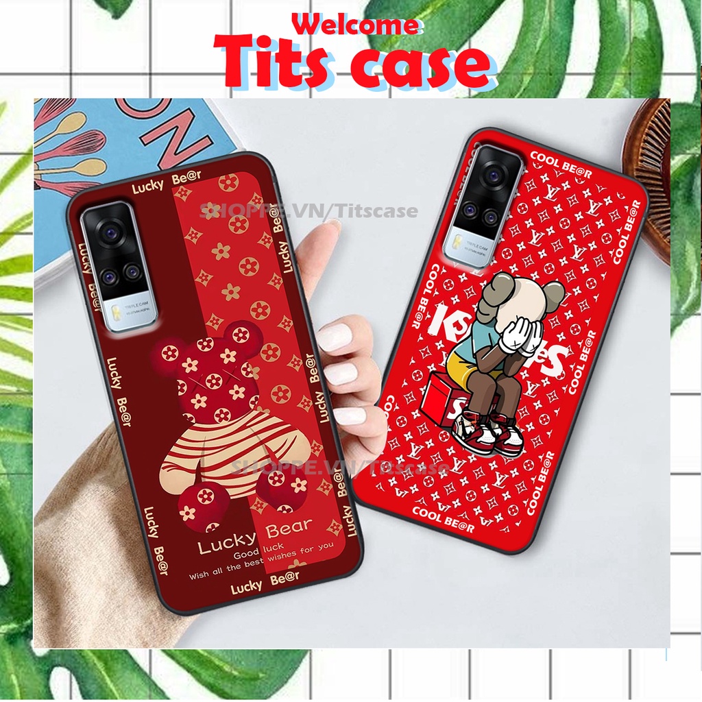 Ốp lưng Vivo Y51 2021 / Y53S in hình GẤU K@WS- BE@R COOL-CỰC XINH-RẺ-BỂN -ĐẸP