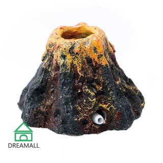 Mô hình núi lửa phun sương trang trí bể cá