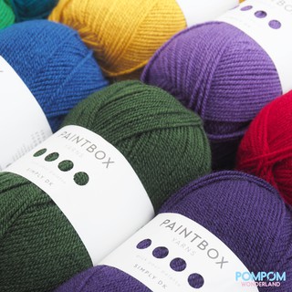 Len sợi Acrylic Paintbox Yarns Simply DK (Tông màu đậm)