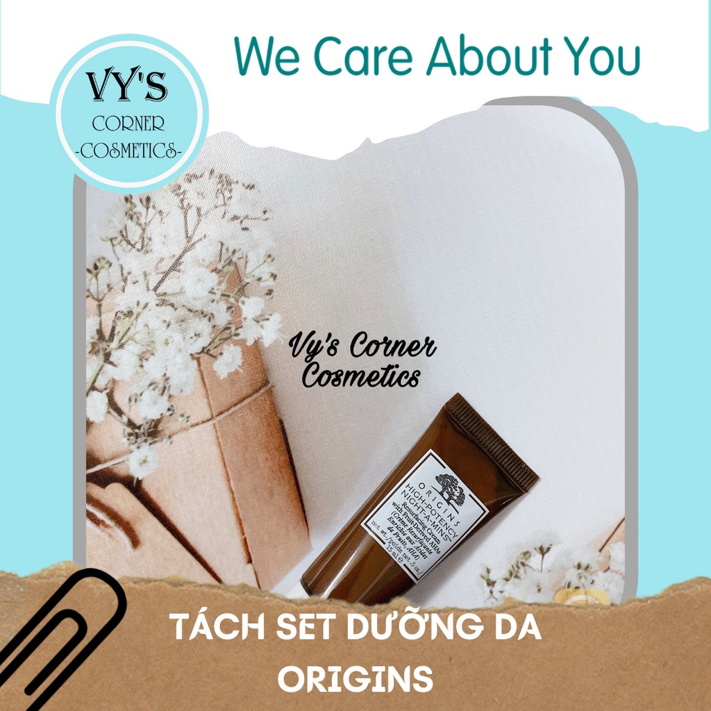 🔥[SẴN] TÁCH SET DƯỠNG DA ORIGINS 7 MÓN MINI