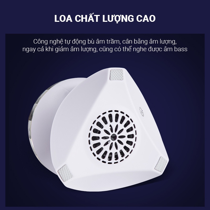 Loa bluetooth L-740 đèn led xoay 7 màu lấp lánh cực đẹp,nghe nhạc usb,kết nối bluetooth cực nhanh