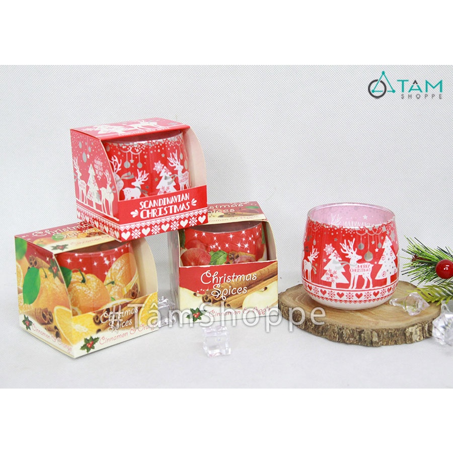 Ly nến thơm thiên nhiên Giáng Sinh NT-07