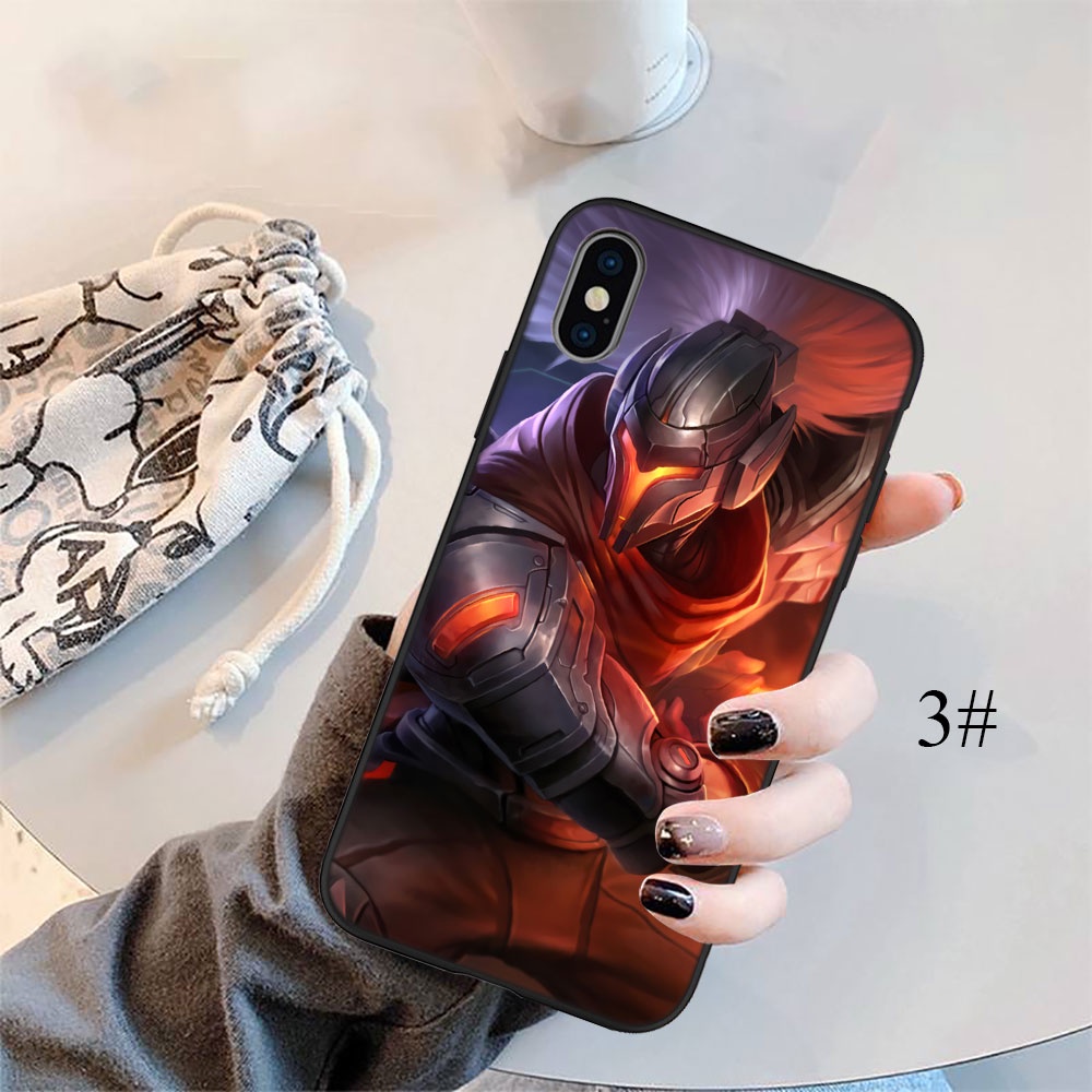 Ốp Điện Thoại Silicon Mềm Hình Usi138 Yasuo League Of Legends Cho Iphone 5 5s 6 6s 7 8 11 Pro Max Plus Se Xr