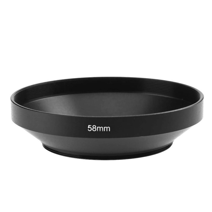 Loa che nắng kim loại Nhôm 58mm góc rộng wide angle