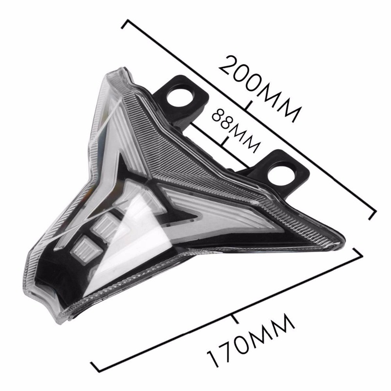 Đèn LED tín hiệu gắn đuôi xe mô tô Kawasaki Z1000 Ninja 250 400 2014-2019