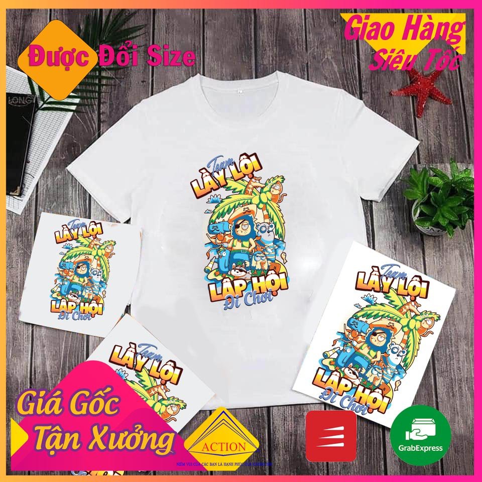 [GIÁ SỈ] Áo Thun Team Sologan – [THE ACTION] - Inbox chọn mẫu ( Quà Tặng)