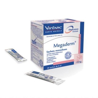 Thực phẩm chức năng cho mèo - Gel Dưỡng Lông Megaderm Virbac (1 gói)