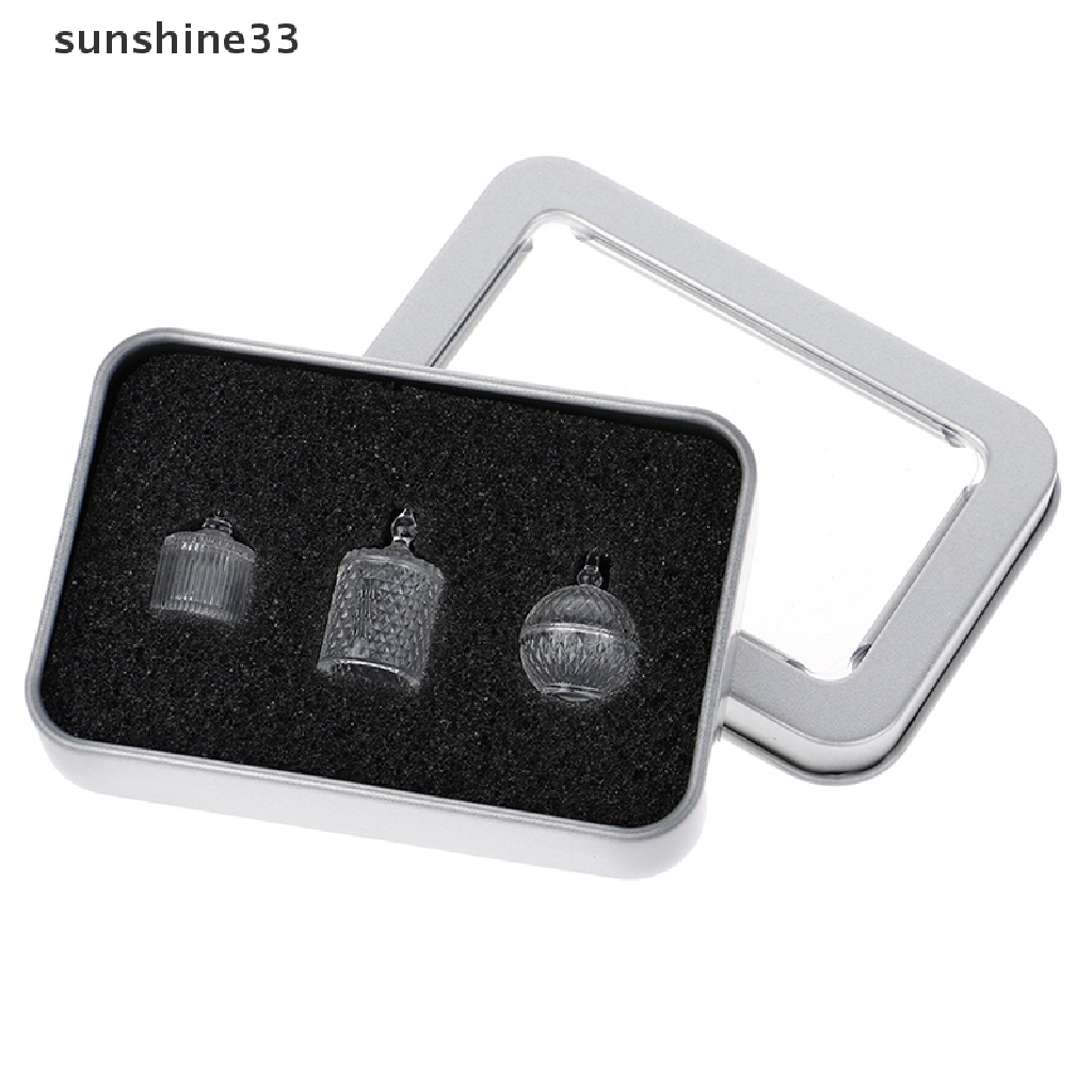 Set 3 Lọ Kẹo Trong Suốt Đồ Chơi Búp Bê Tỉ Lệ 1: 12