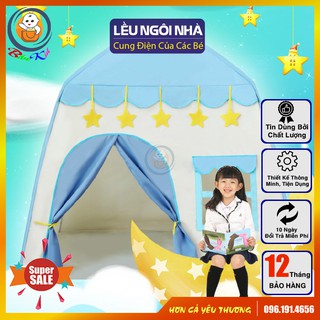 Lều Chơi Cho Bé - Lều Lâu Đài S2 Dành Cho Bé Trai Và Bé Gái [TẶNG KÈM BÓNG ĐẠI DƯƠNG]