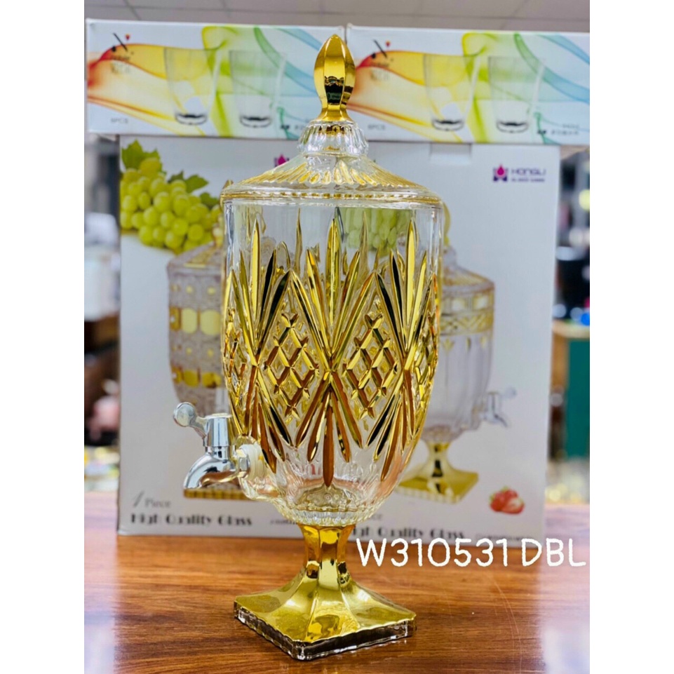 Bình thuỷ tinh đựng r ư ợ u, nước hoa quả, mẫu đẹp hiện đại