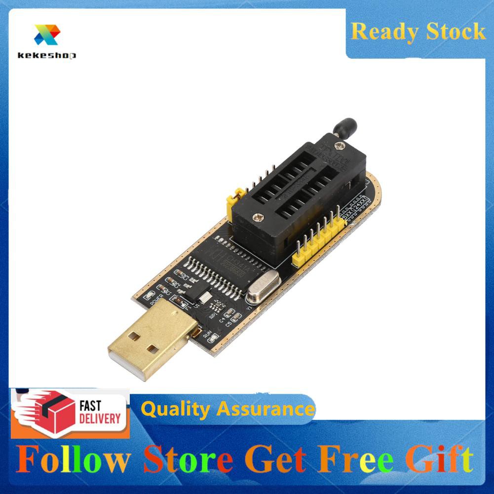 Kekeshop CH341A USB Programmer + SOP8 Test Clip 1.8V Adapter to DIP8 Converter Module