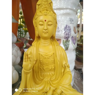 Tượng Phật Mẹ Quan Âm Ngồi