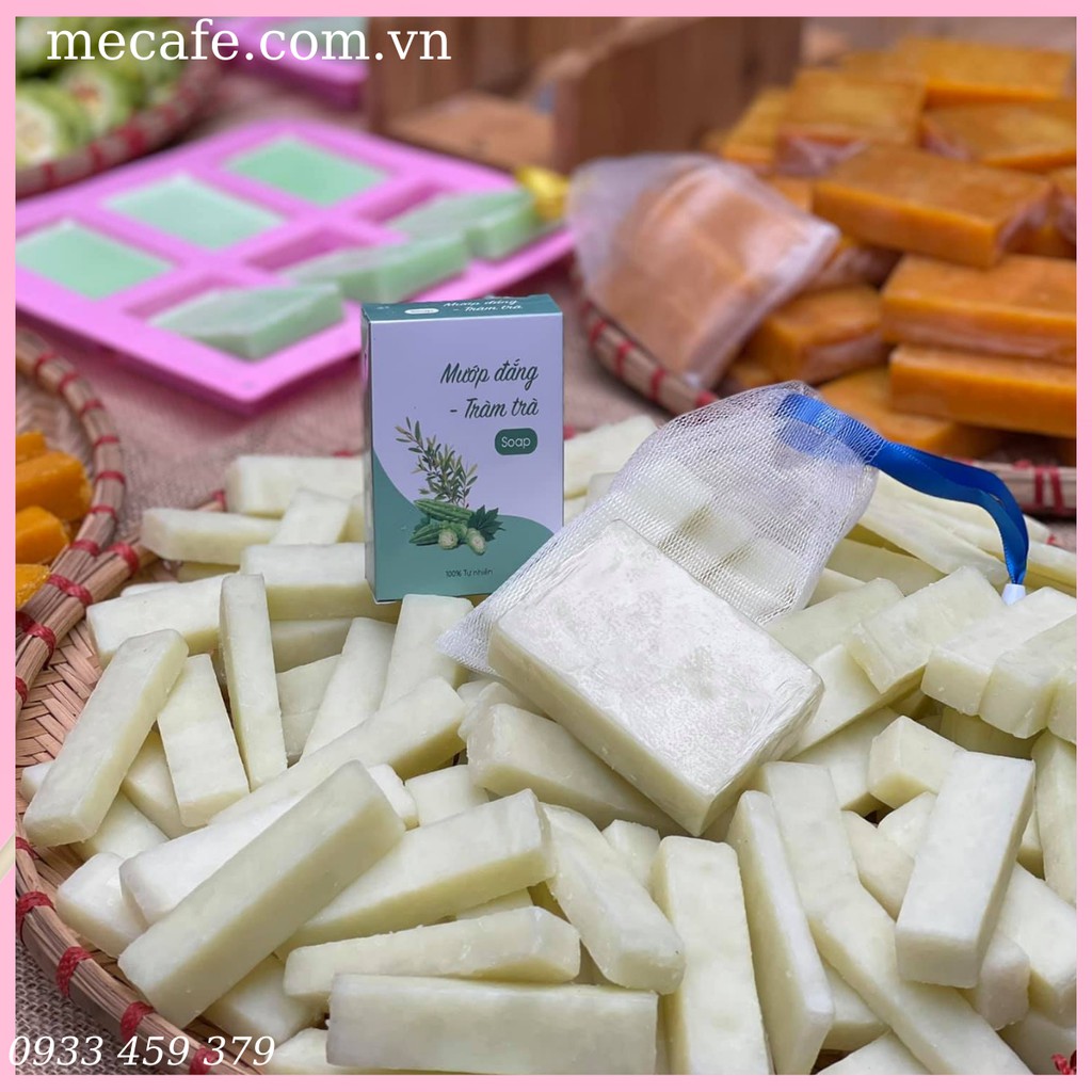 Xà bông nghệ mật ong &amp; mướp đắng tràm trà handmade