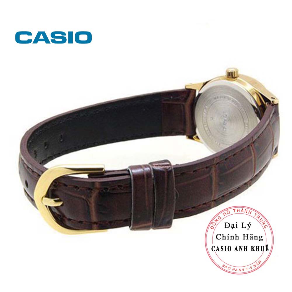 Đồng hồ nữ Casio LTP-V006GL-9BUDF dây da