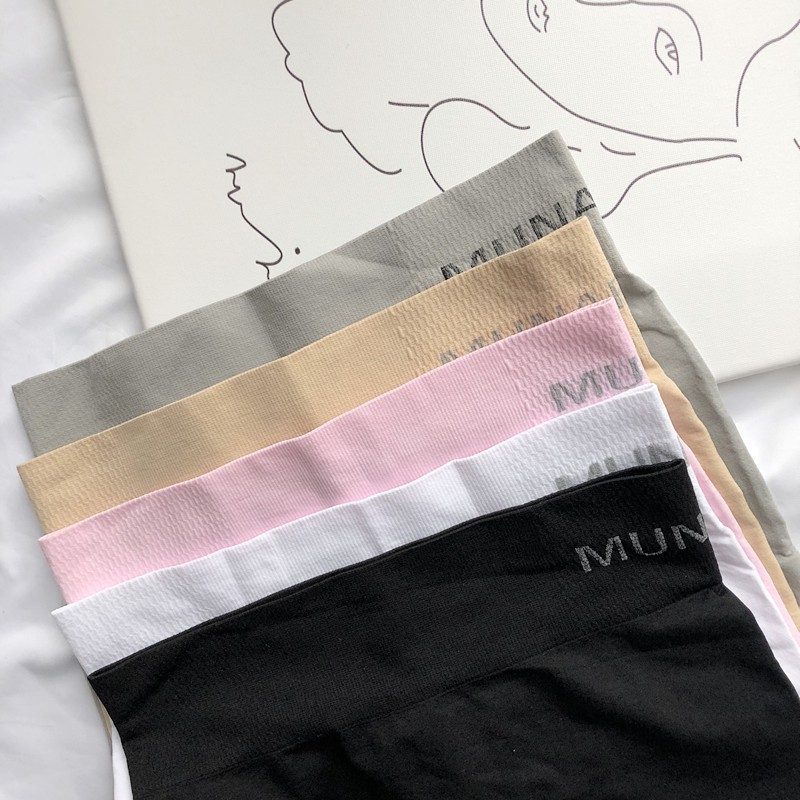 Quần lót đùi cotton màu trơn kiểu dáng dễ thương đơn giản cho nữ