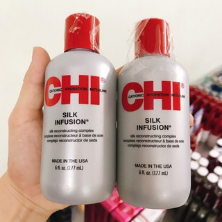 [CHUẨN AUTH] DẦU DƯỠNG TÓC CHI SILK INFUSION CHUẨN MỸ 177ML