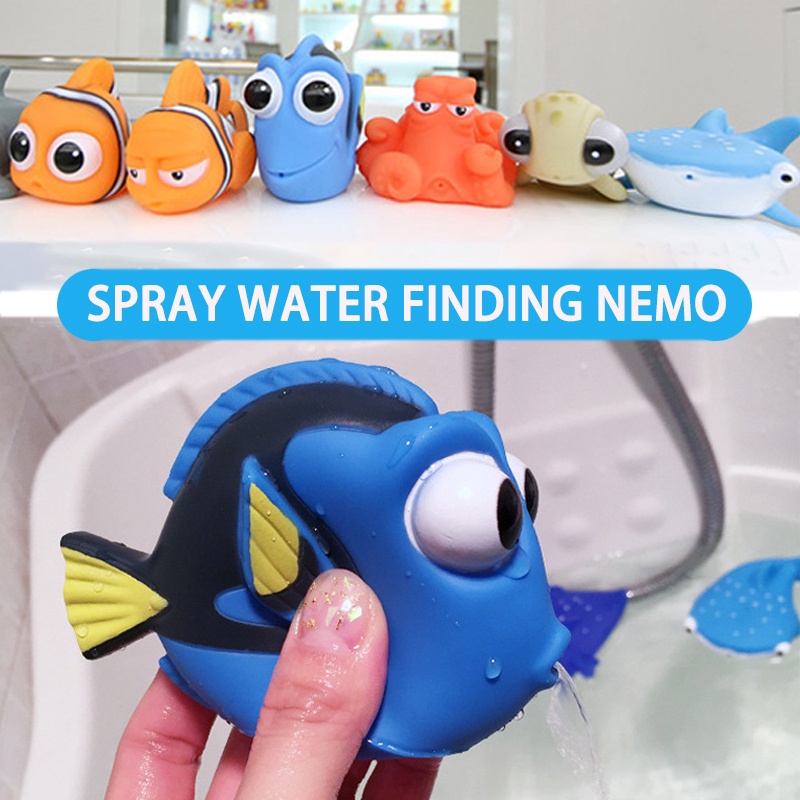 Đồ Chơi Phun Nước Hình Động Vật Nemo Dễ Thương Cho Bé Chơi Khi Tắm